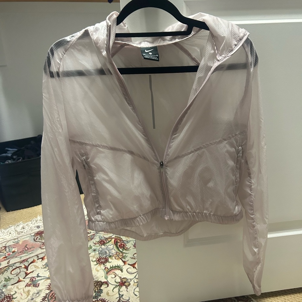 Nike Light Pink Sheer Jacket